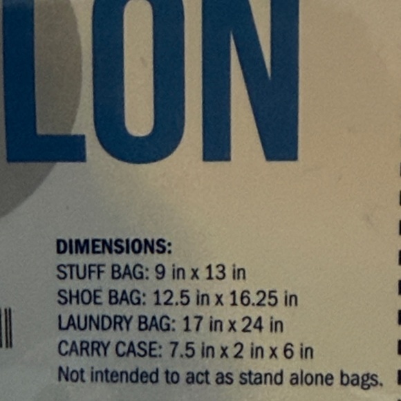 Travel 4-Piece Cosmetic Bag Set - Blue, Red, Black - Picture 4 of 4